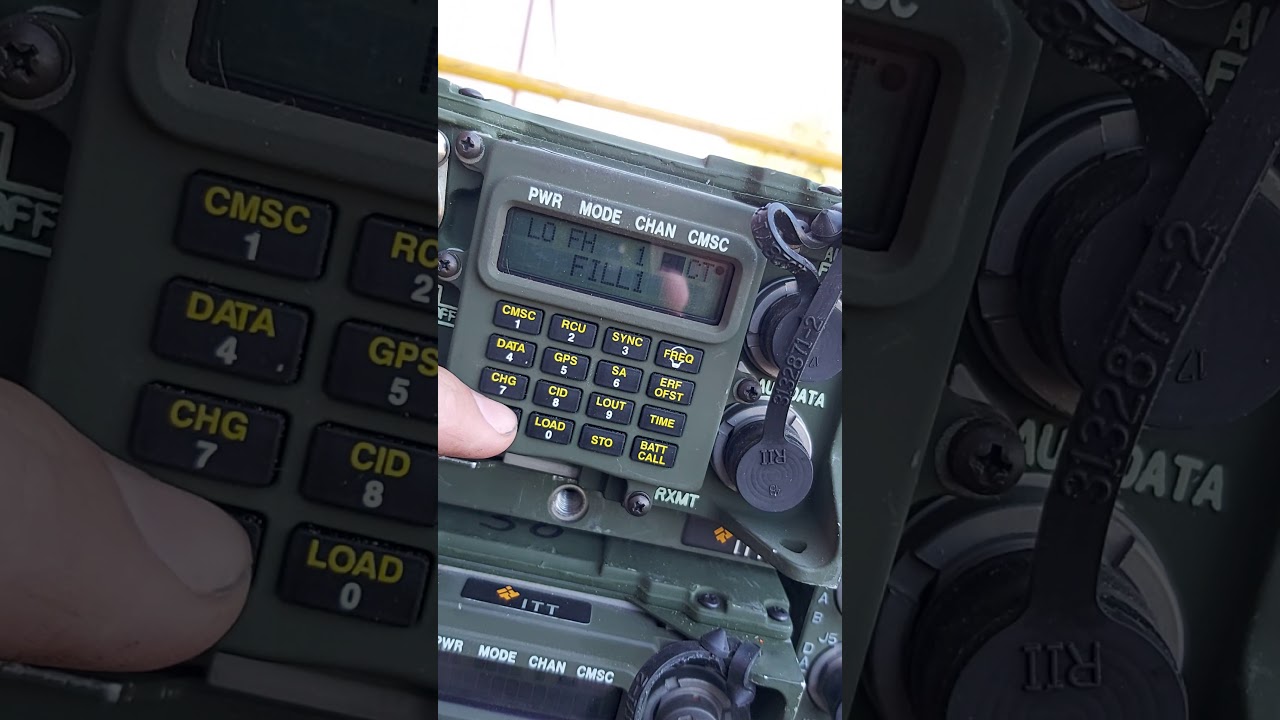 Very Basic How to SINCGARS set up coms