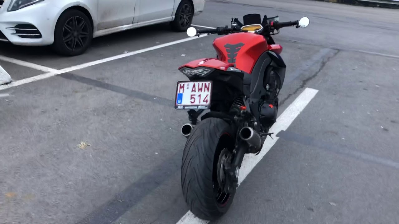 Kawasaki Z1000 2013 SC PROJECT Exhaust sound