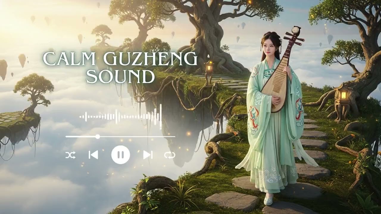 Deep Zen Chinese Guzheng Instrumental Bamboo Temple 1 Hour