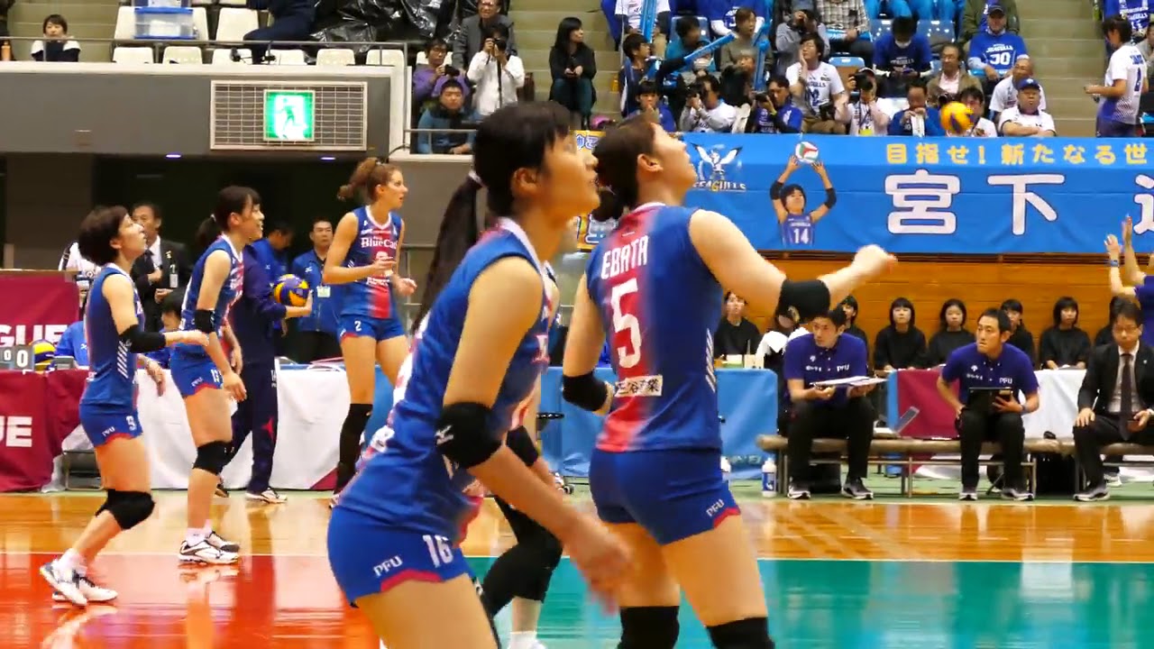 PFU 宇田沙織 Saori Uda vs 岡山 試合前ストレッチ 2017 11 05