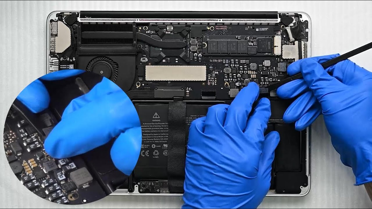 Apple Macbook Pro Retina 13'' A1502 Battery model:A1582 Battery Replacement Tutorial