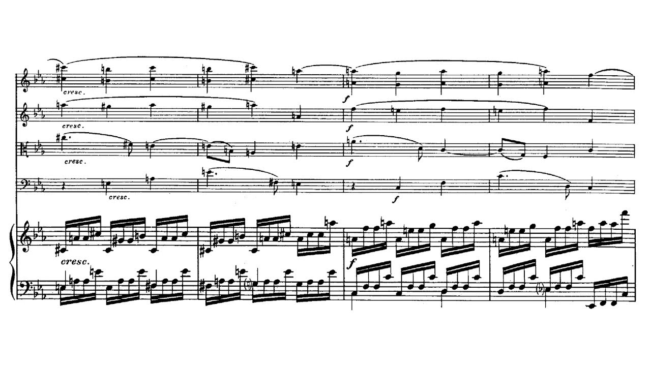 Fauré - Piano Quintet No.2 in C minor, Op.115 (score)