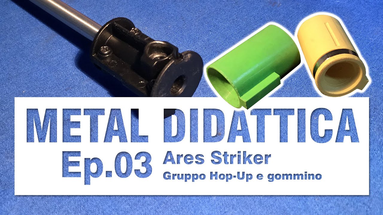 Softair - Metal Didattica - Ep.03 - Gruppo Hop Up AS01 Striker + Sostituzione gommino