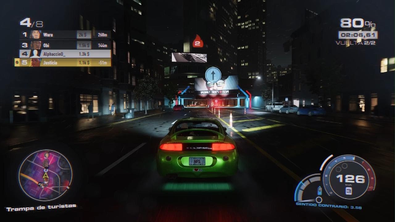 NFS Unbound Circuito Mitsubishi Eclipse