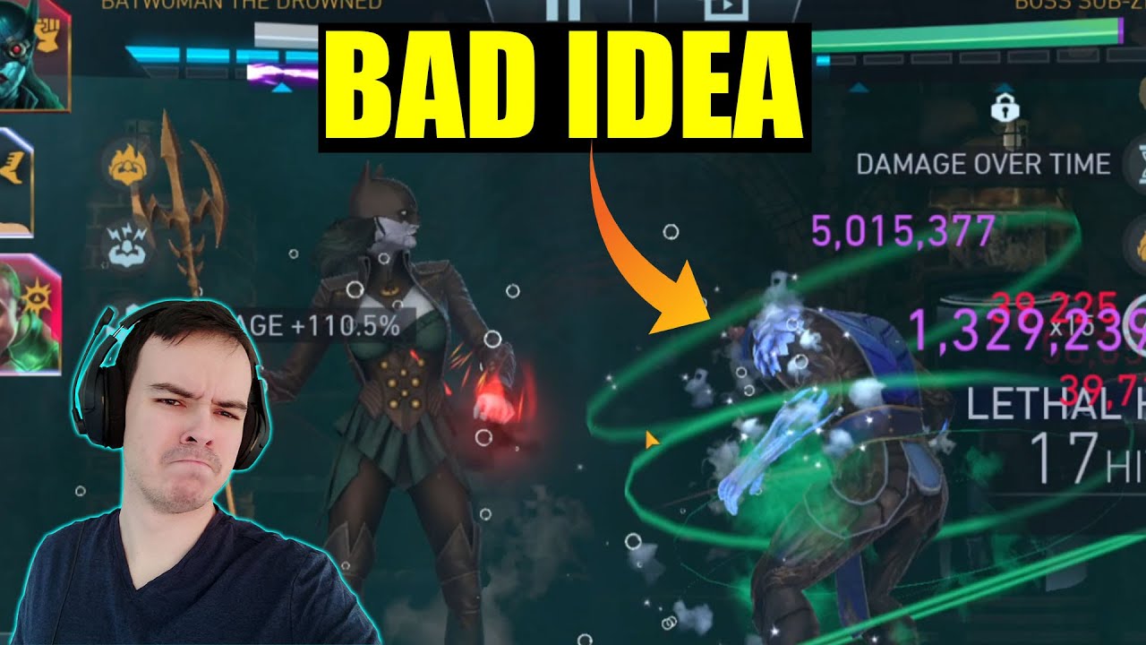 Kamidogu BWTD Vs Boss Sub Zero Was A BAD Idea Injustice 2 Mobile
