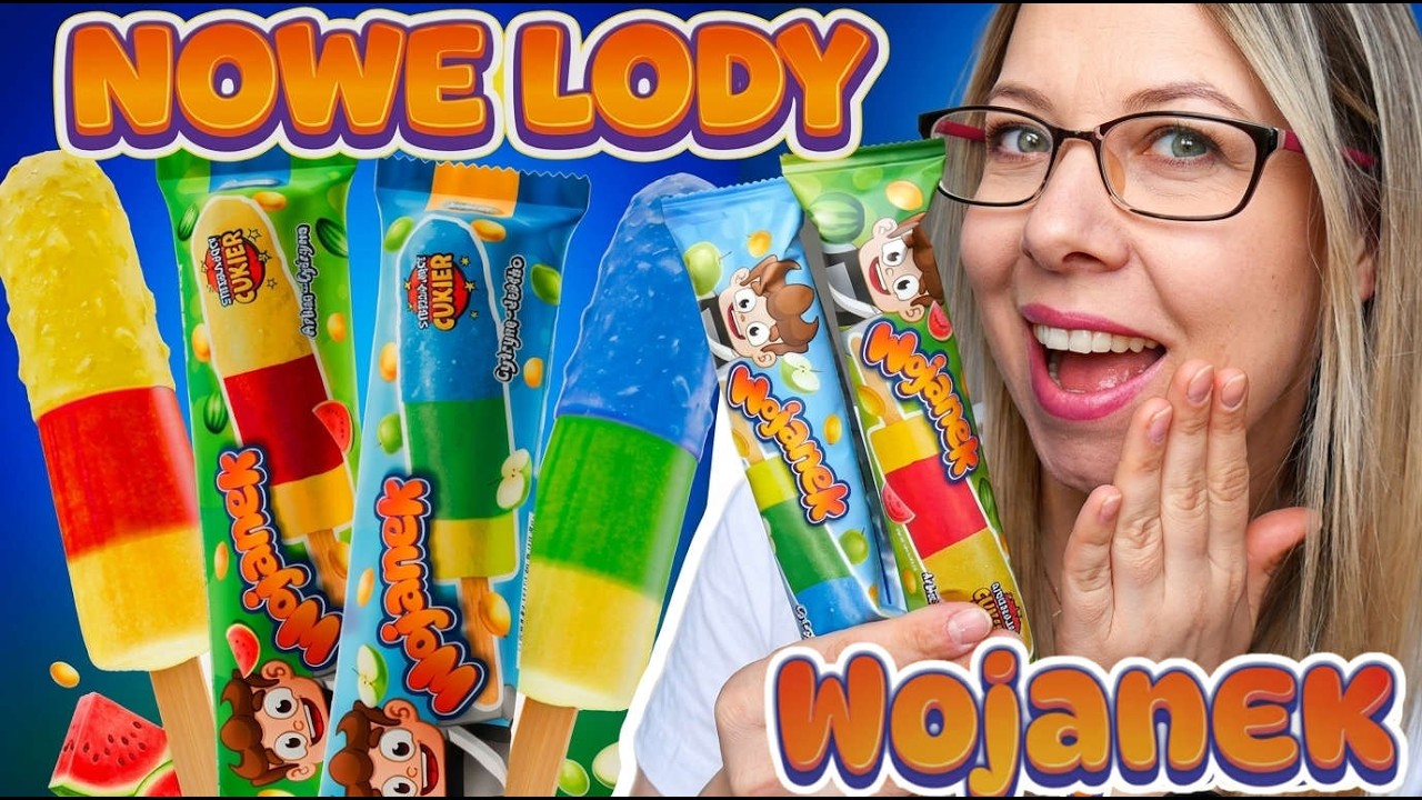 NOWE LODY WOJANKA 🍋 TESTUJE DWA NOWE SMAKI #wojan #wojanek #testuje