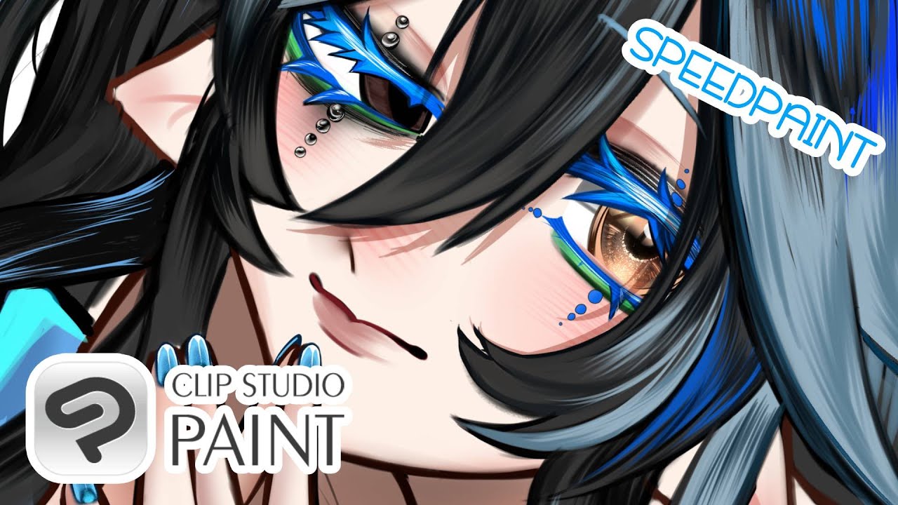 💙 Speedpaint! | Desenhando meu OC! | LoFi relaxante para acalmar sua mente! 🌌