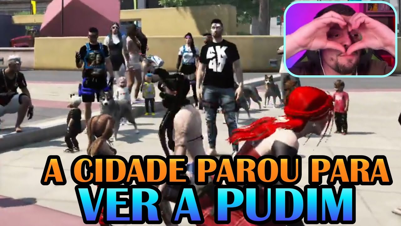 PUDIM FOI CONHECER O NOVO IRMÃO E VIROU CELEBRIDADE NA CIDADE | CANCUN - GTA-RP