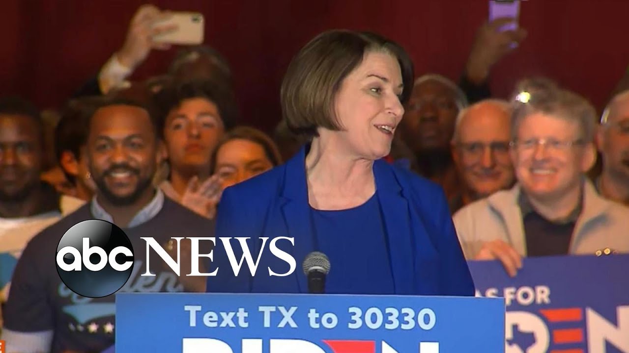 Amy Klobuchar rallies for Joe Biden in Dallas | ABC News