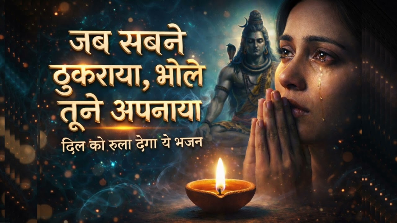 टूटे 💔 की पुकार | सबने ठुकराया, तू अपना ले | Painful Shiv Bhajan | Heart Touching Song 2026 #mahadev