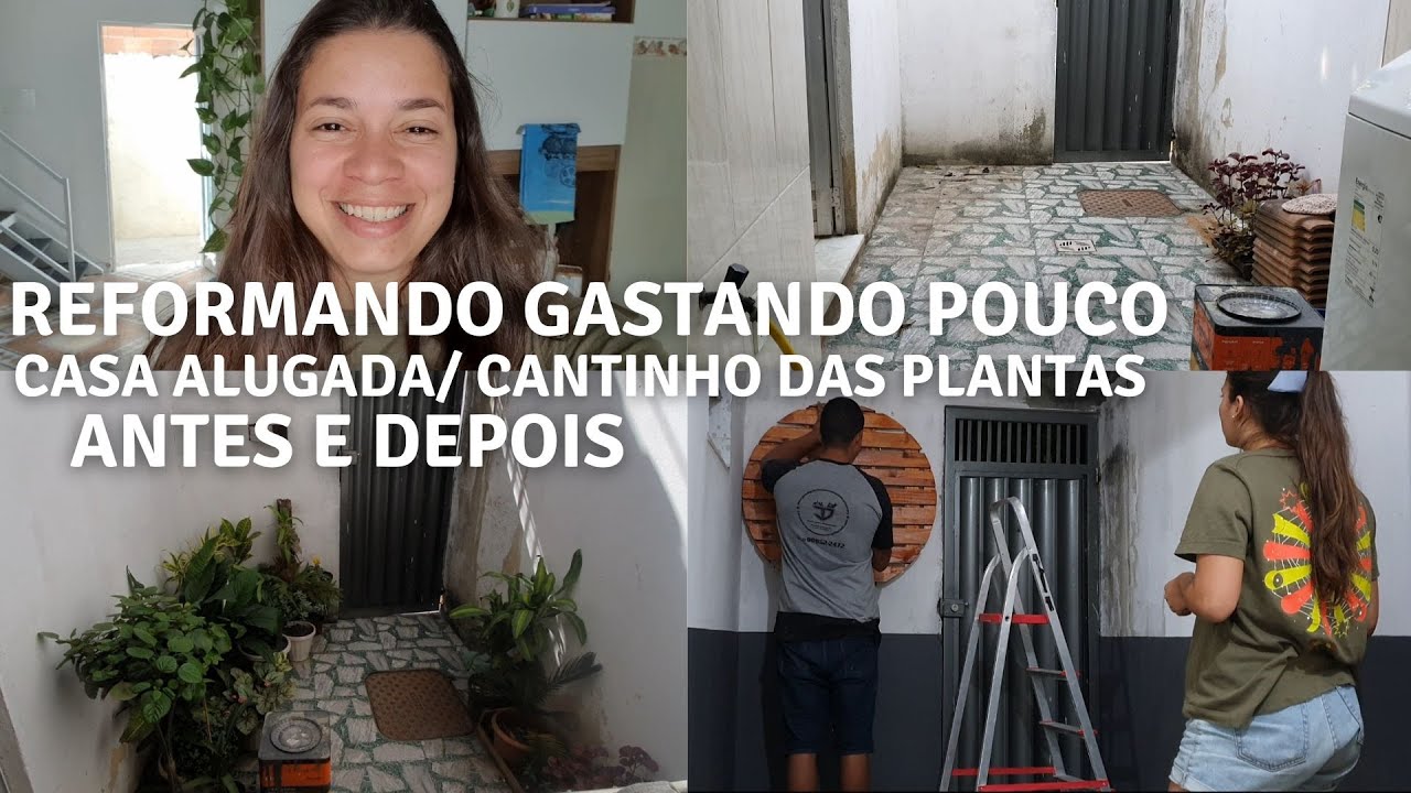 REFORMANDO E TRANSFORMANDO A ENTRADA DA CASA ♡ CANTINHO PARA AS PLANTAS/ #fa&ccedil;avoc&ecirc;mesmo ♡