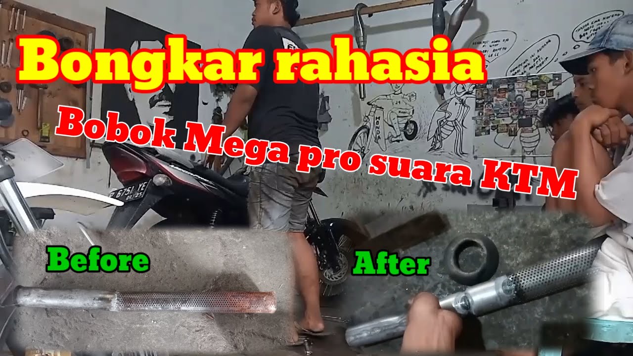 Cara Bobok Knalpot Mega pro suara Ktm