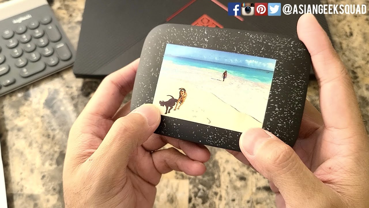 Замена бумаги для фотопринтера HP Sprocket (100, 200, Plus)