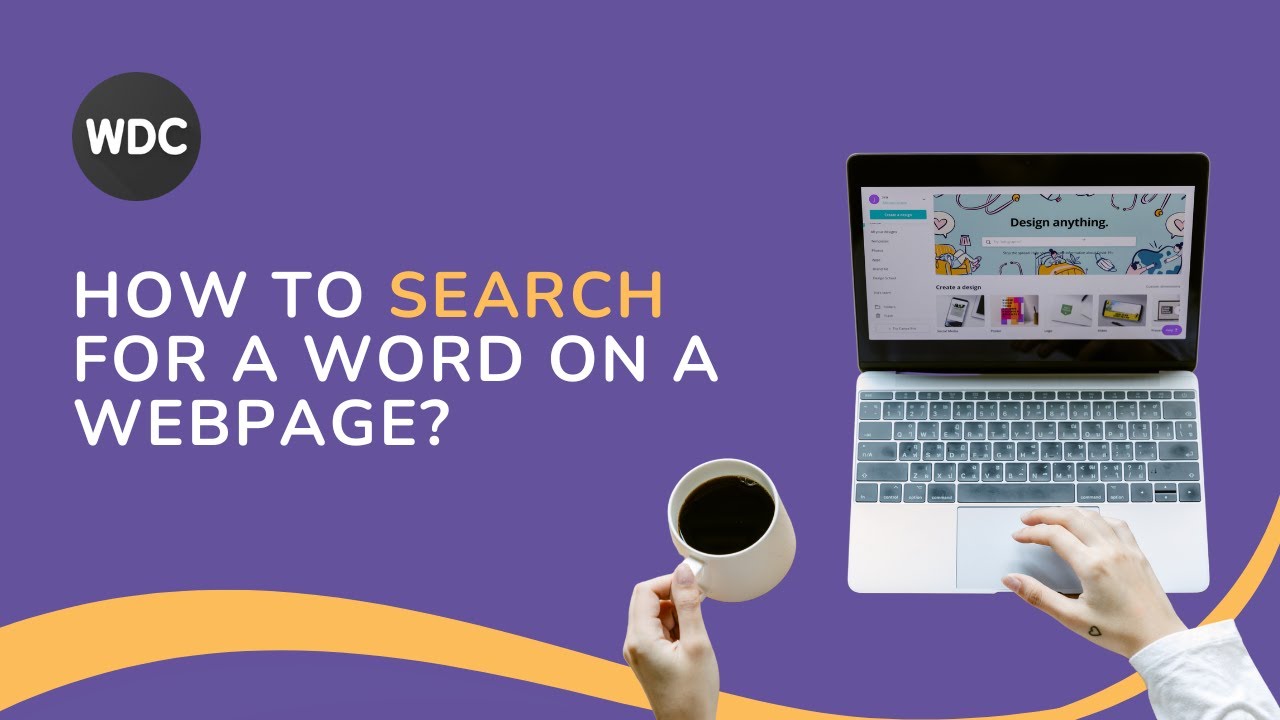 How to search for a word on a webpage?