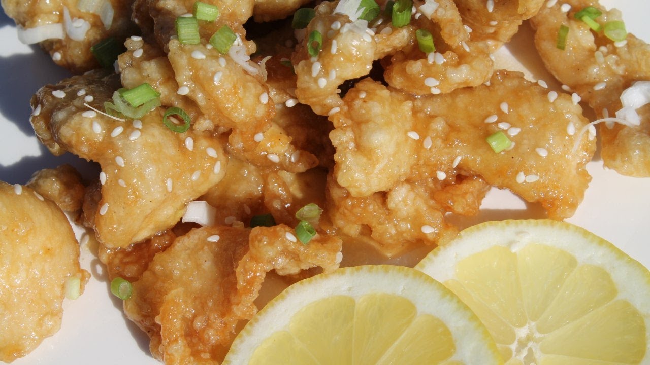 Poulet au citron 🍋 檸檬雞 Frit puis sauté, comme au restaurant !