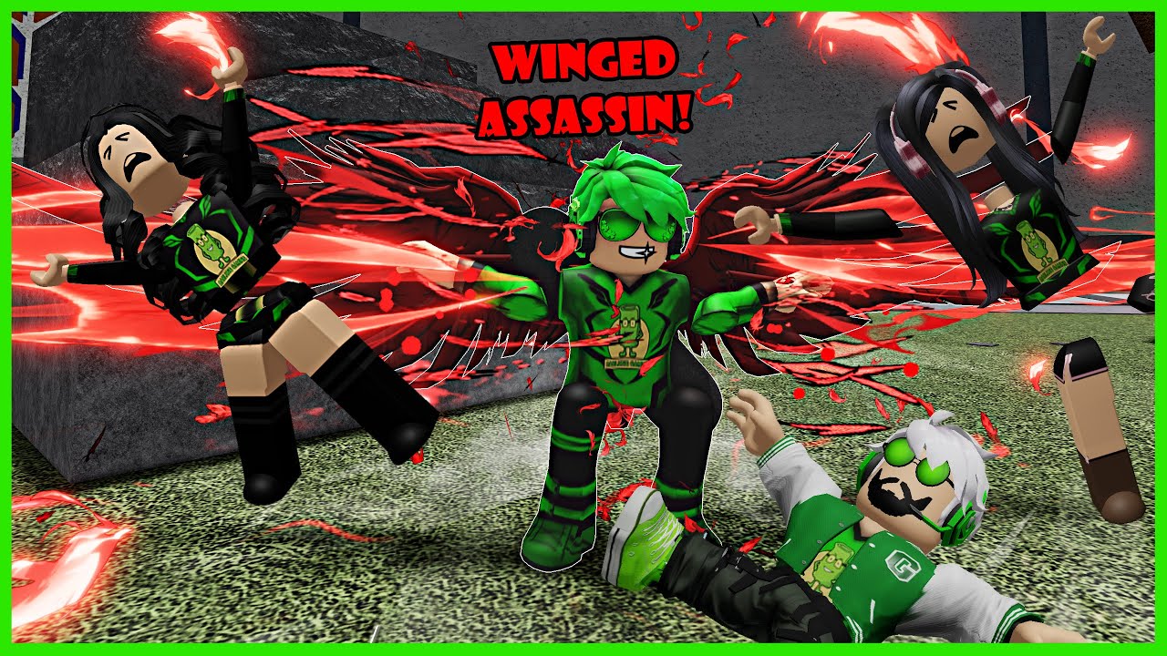 Aku Bertarung Pakai Jurus Assassin Bersayap Untuk Kalahkan Mereka - Roblox Heroes Battlegrounds