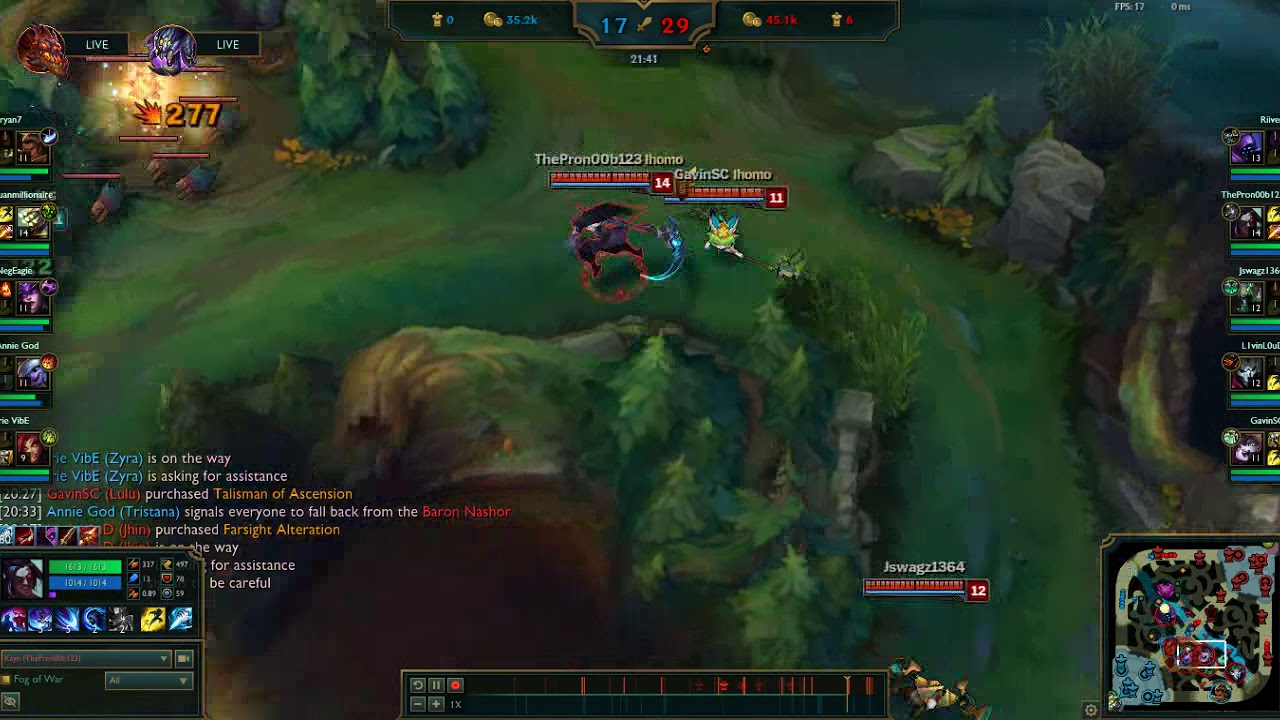 Shadow Assassin Kayn Instant Triple Kill