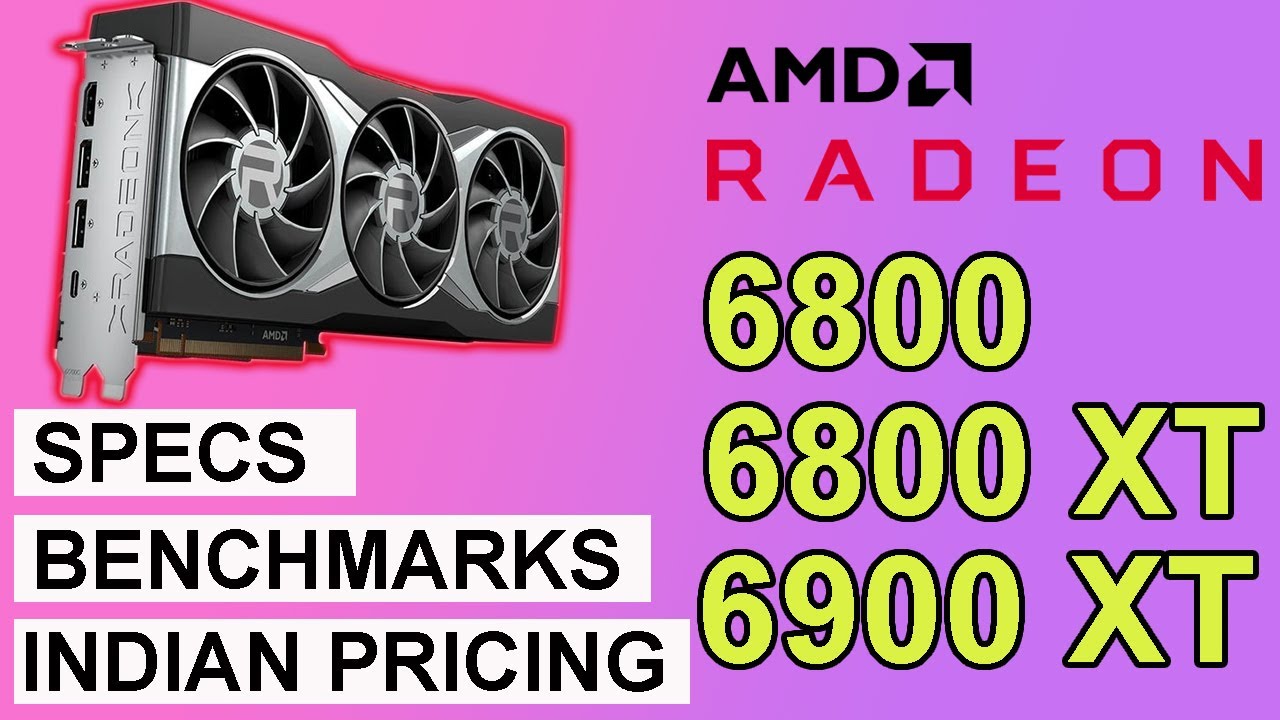 Radeon RX 6800, 6800XT and 6900XT - Specs, Benchmark and Indian Pricing