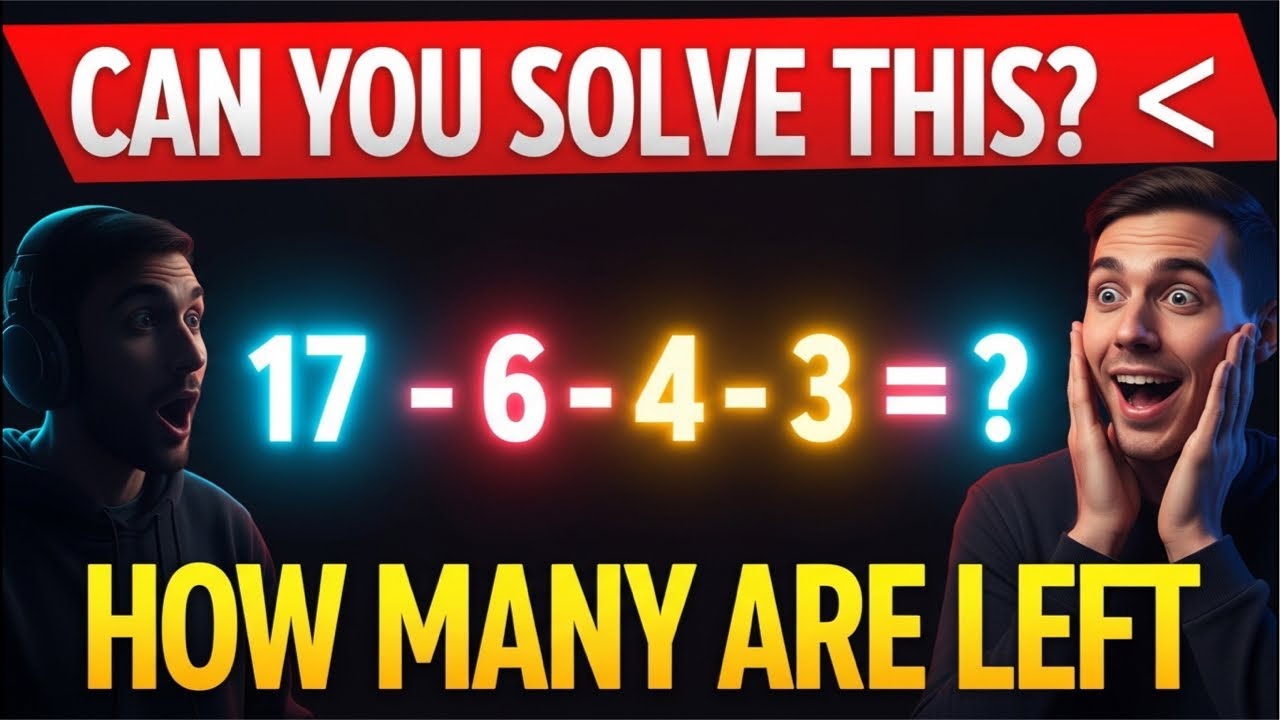 99% Get This Wrong 😳 | Simple Math Trick LIVE Challenge