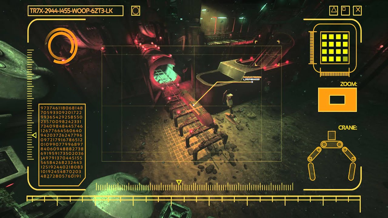 SOMA - Site PHI: Load ARC Onto Gun via Scan Seat Crane Mini-Game Sequence, Catherine Chun Dialogue