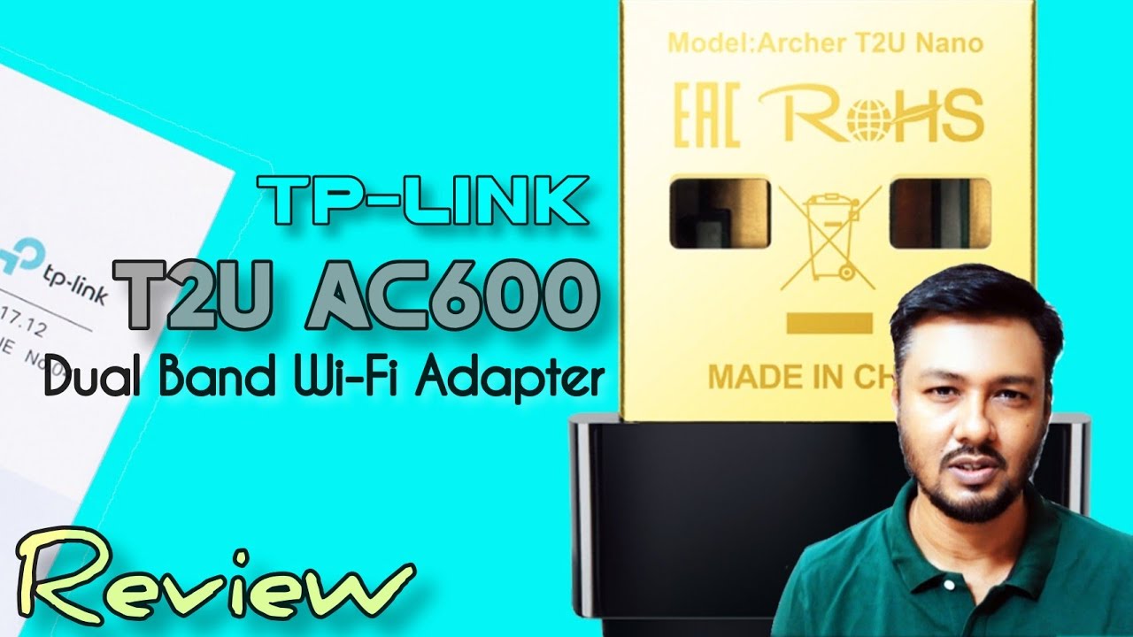 TP-Link Archer T2U Nano AC600 Dual Band Wireless USB Adapter full Review in Bengali | WiFi Adapter.