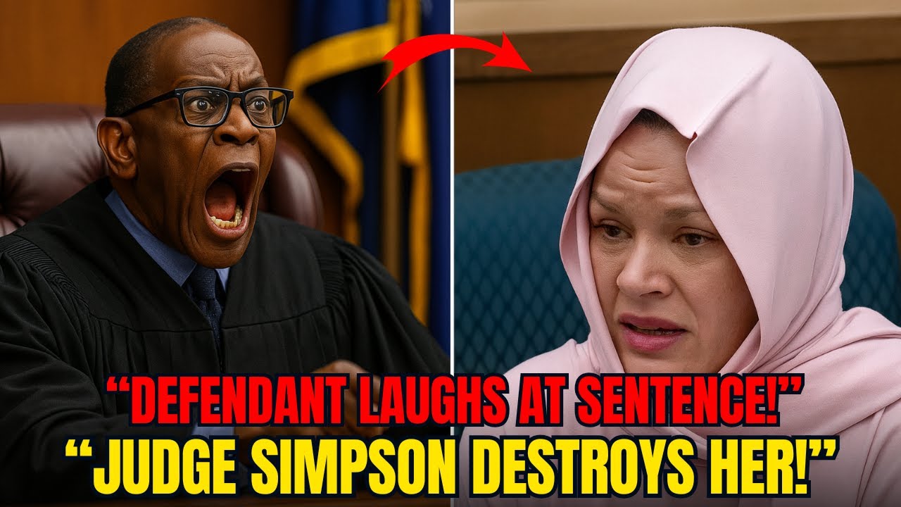 Judge Simpson DESTROYS Defendant After She Laughed At Sentencing 😱