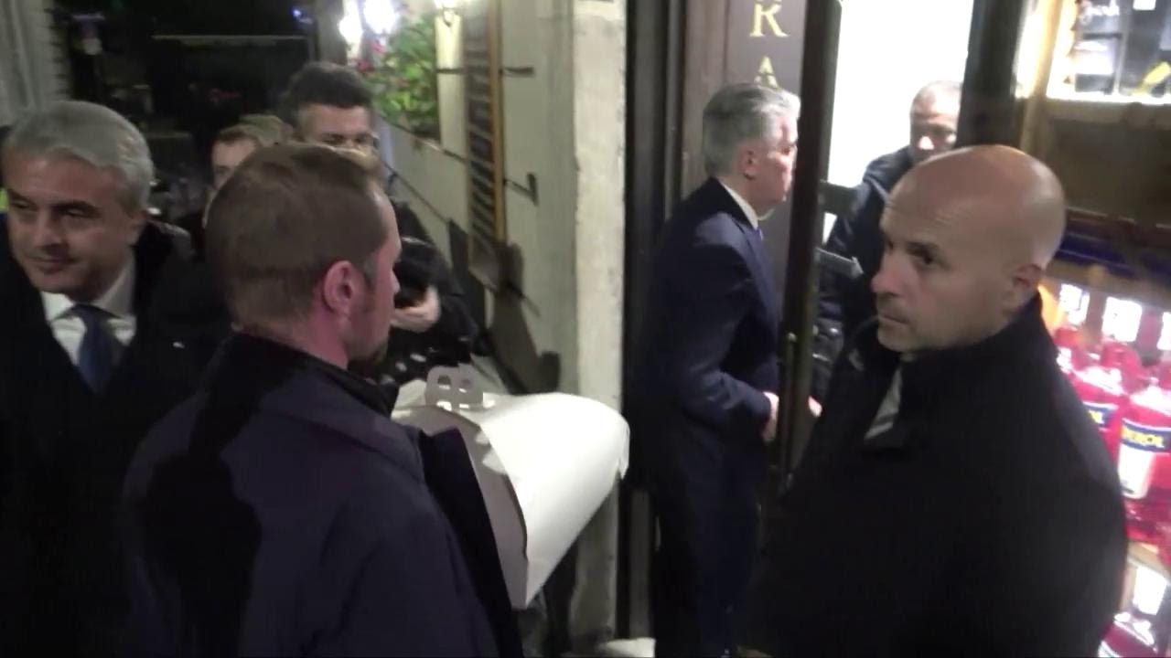 La cena di Conte con i suoi ministri: 