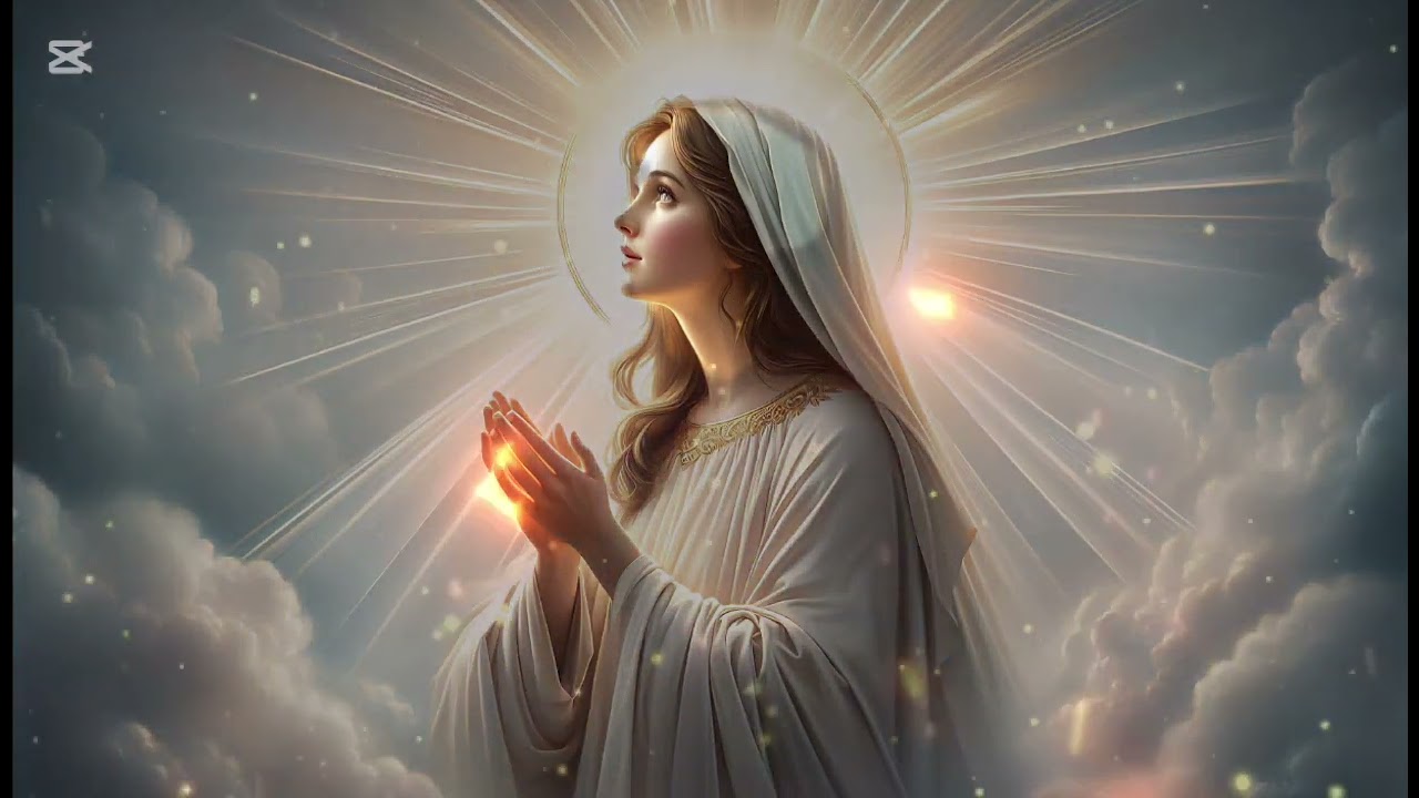 Canción Mariana Hermosa para Orar con Fe 🙏🌹 #Fe #Esperanza #dios #alabanzas #jesus #maria 