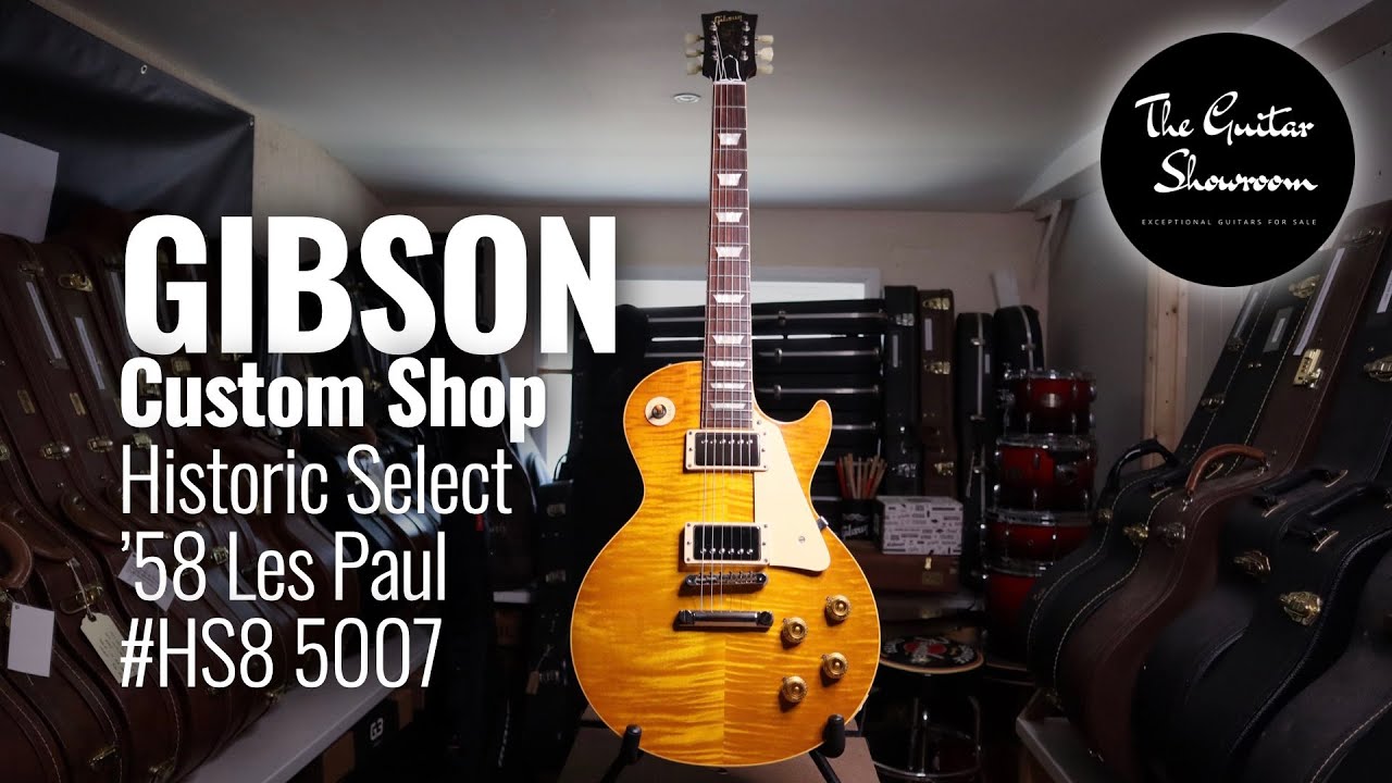 Gibson Custom Shop Historic Select 58 Les Paul - The Guitar Showroom UK