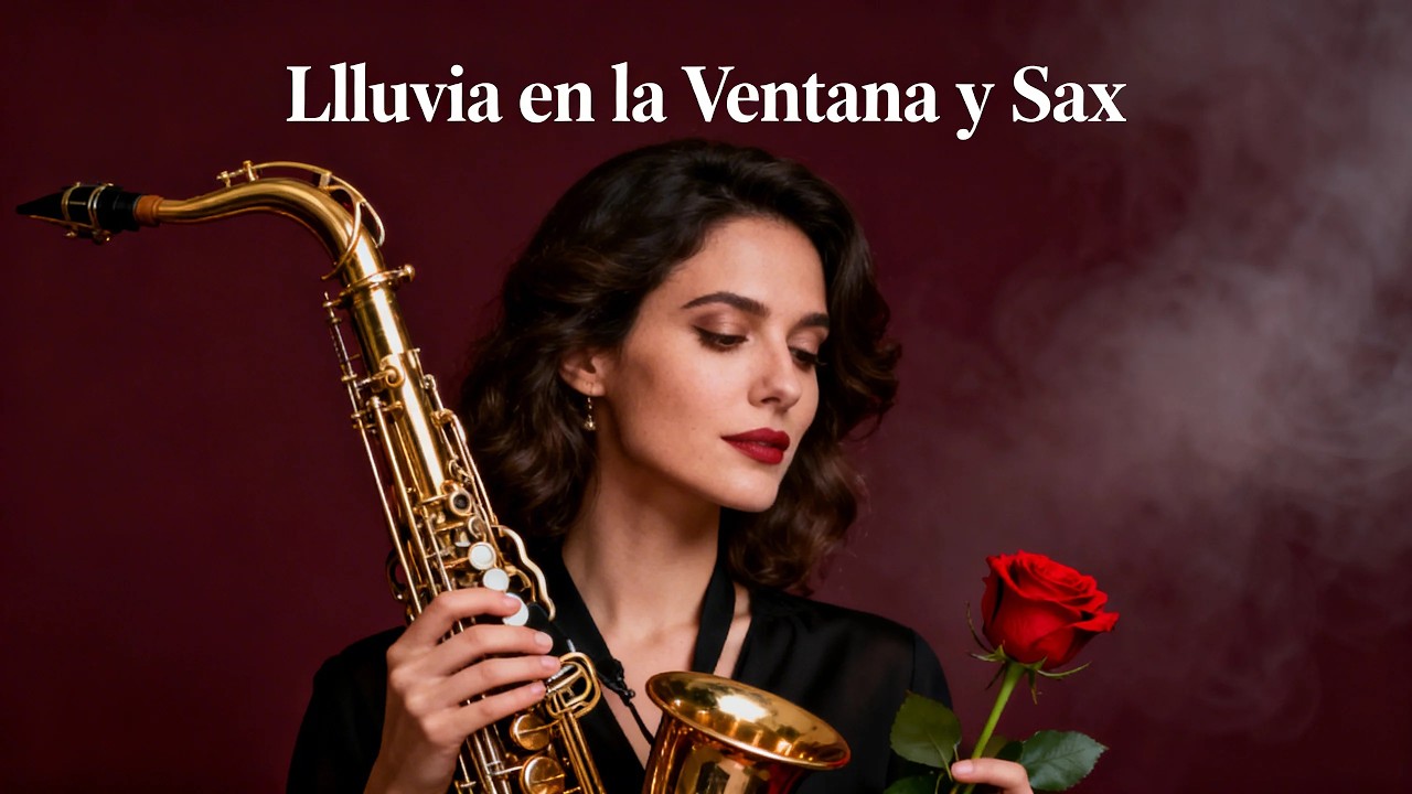 🎷 Lluvia en la Ventana y Sax EN VIVO 🔴 Boleros Latinos para una Noche de Recuerdos