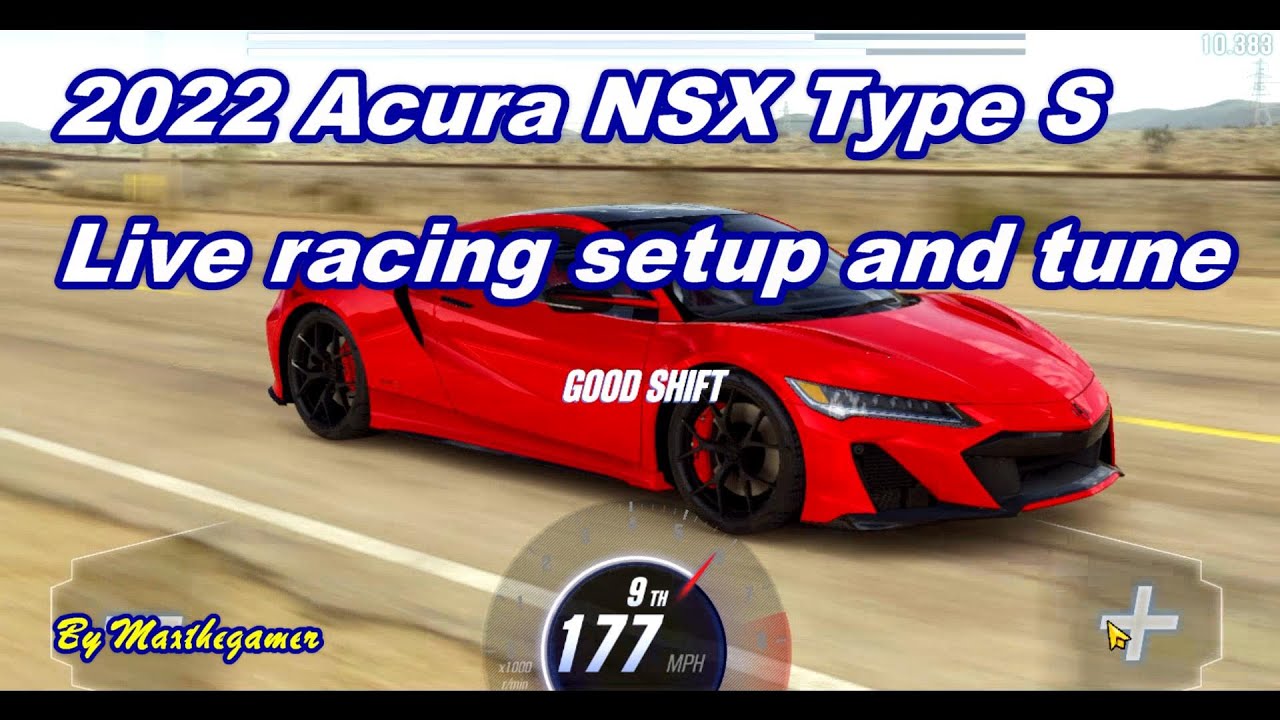 CSR 2 | CSR racing 2, 2022 Acura NSX Type S Live Race Setup and Tune