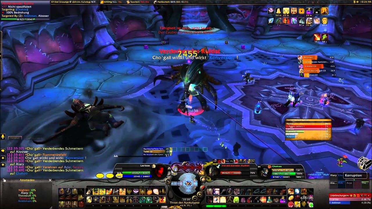 Myth / Rexxar - Bastion des Zwielichts -  Cho´gall 10er
