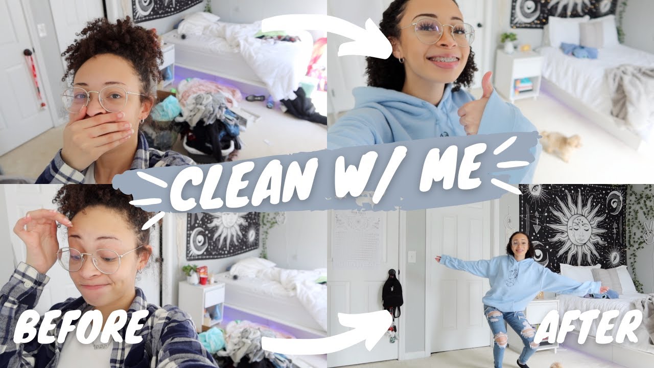 clean & organize my depression room with me *it took me a week* | aliyah simone