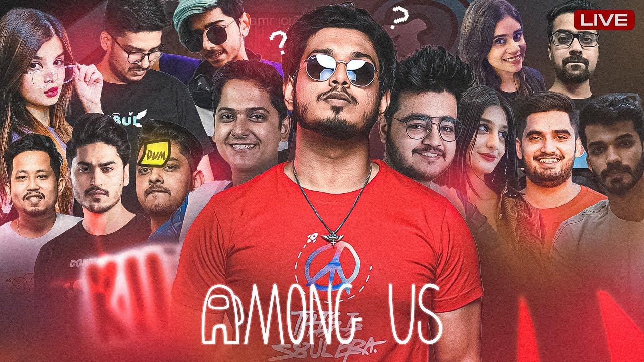 🔴NT INDIA !! S8UL AMONG US NIGHT with OTHER ROLES !!