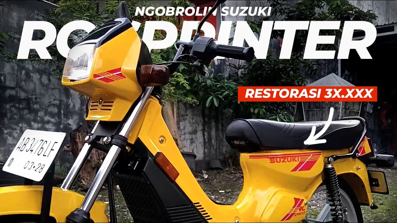 SUZUKI RC 100 SPRINTER Kuning - Restorasi Habis 30jt Setelah Jadi Bikin Ngiler..