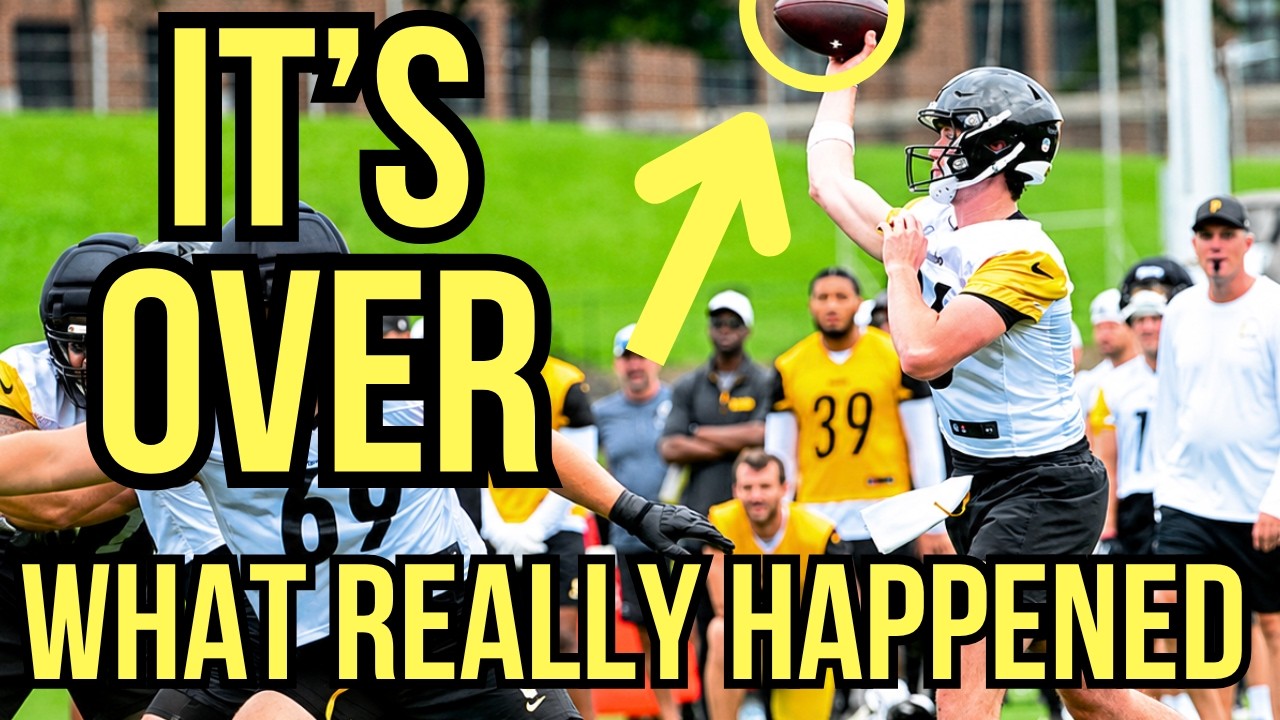 Дрю Аллар МЕТАЕТ &laquo;РАКЕТЫ&raquo; на тренировочных сборах Pittsburgh Steelers