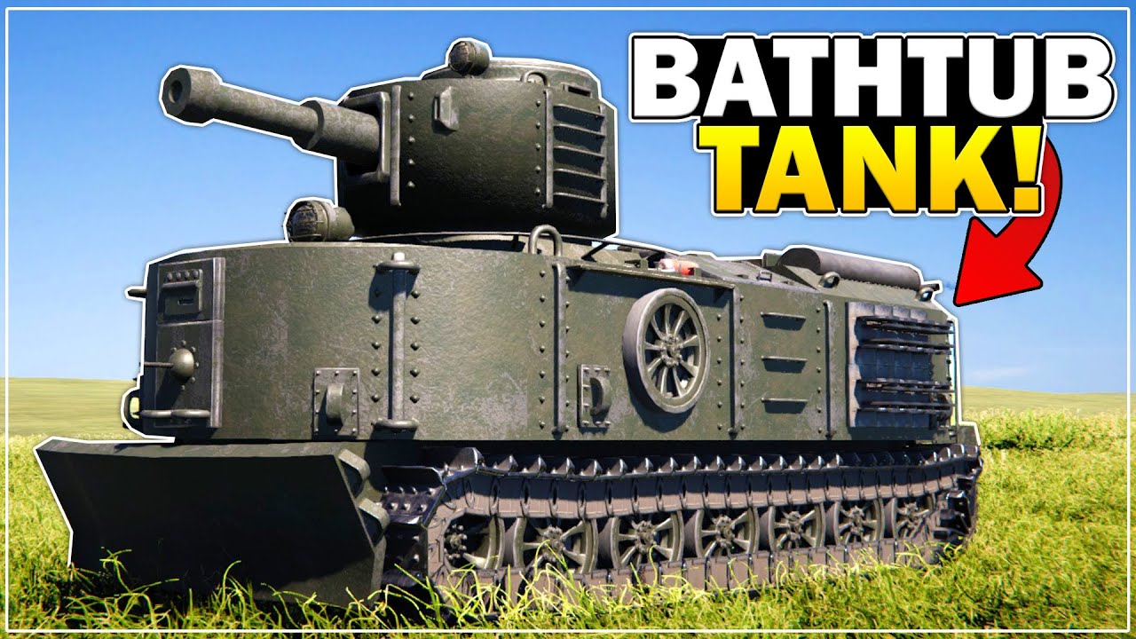 I Built A WW1 Bathtub Tank In Sprocket Tank Design!
