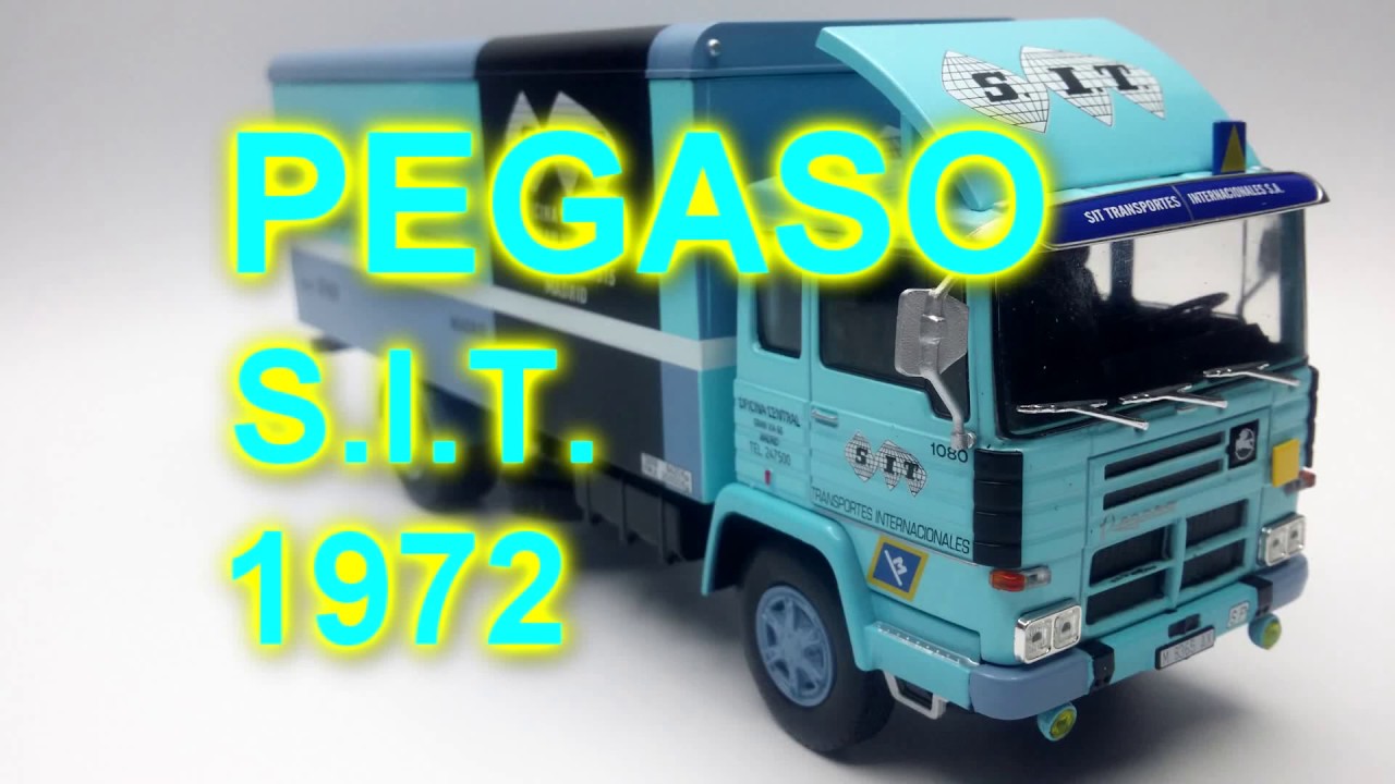 PEGASO 1080 L MUDANZAS 1972 SIT UNBOXING DIECAST ESCALA 1:43