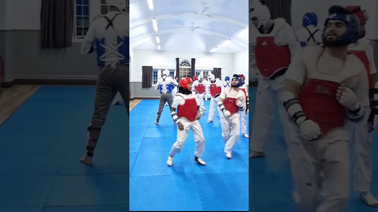 TKD sparring technique (how to counter front leg players) #taekwondo
