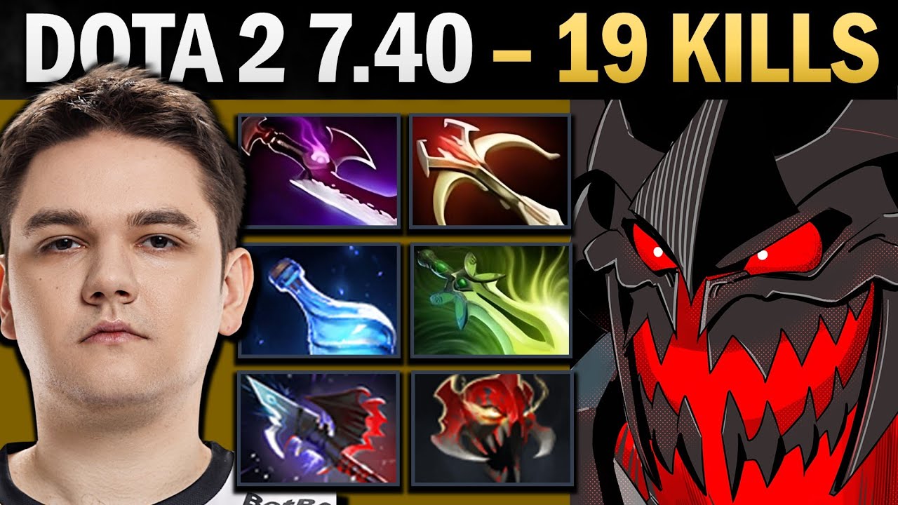 Shadow Fiend Pro Carry with Silveredge and Butterfly - Gameplay Dota