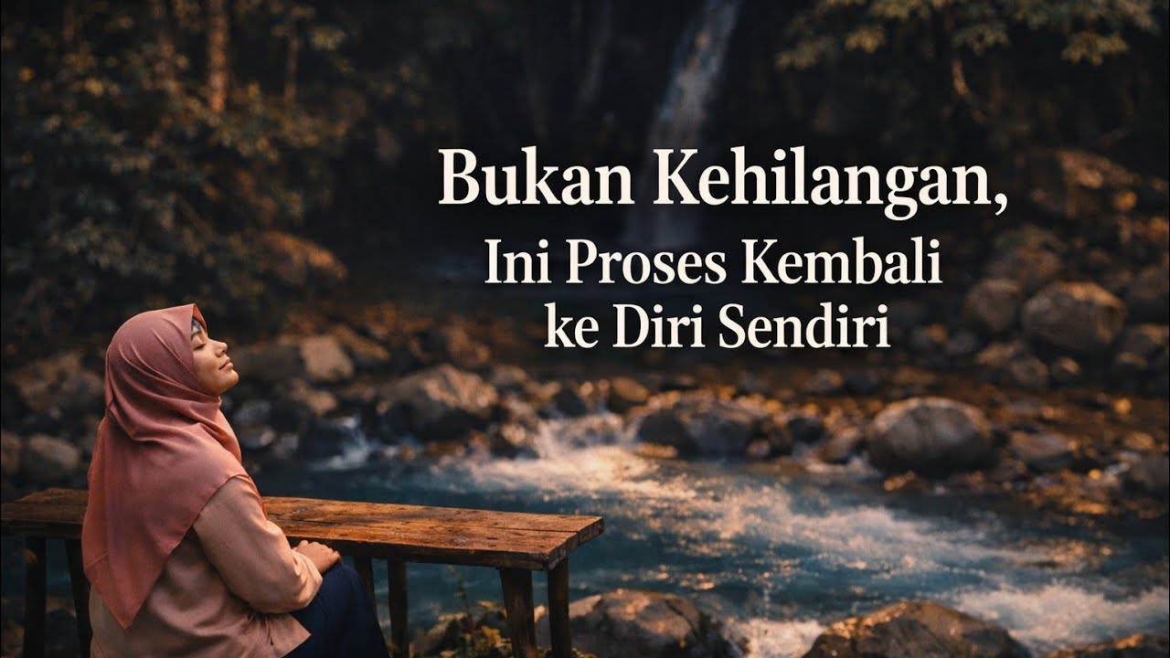 Bukan Kehilangan, Ini Proses Kembali ke Diri Sendiri. 