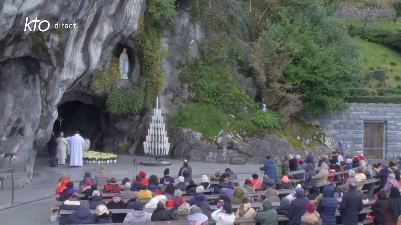 Chapelet du 2 janvier 2024 à Lourdes