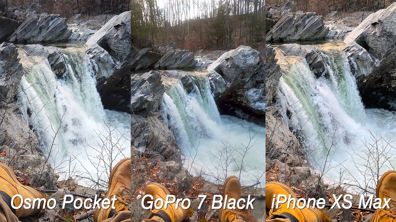 DJI Osmo Pocket vs. GoPro 7 Black & iPhone XS Max (4K/60fps Video Quality Comparison)