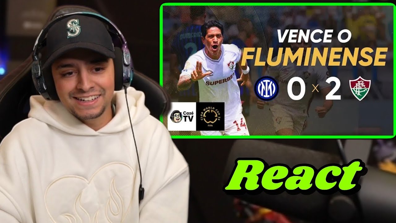 CORINGA REAGINDO INTERNAZIONAL 0 X 2 FLUMINENSE | MOMENTOS MELHORES | COPA DO MUNDO DE CLUBES FIFA