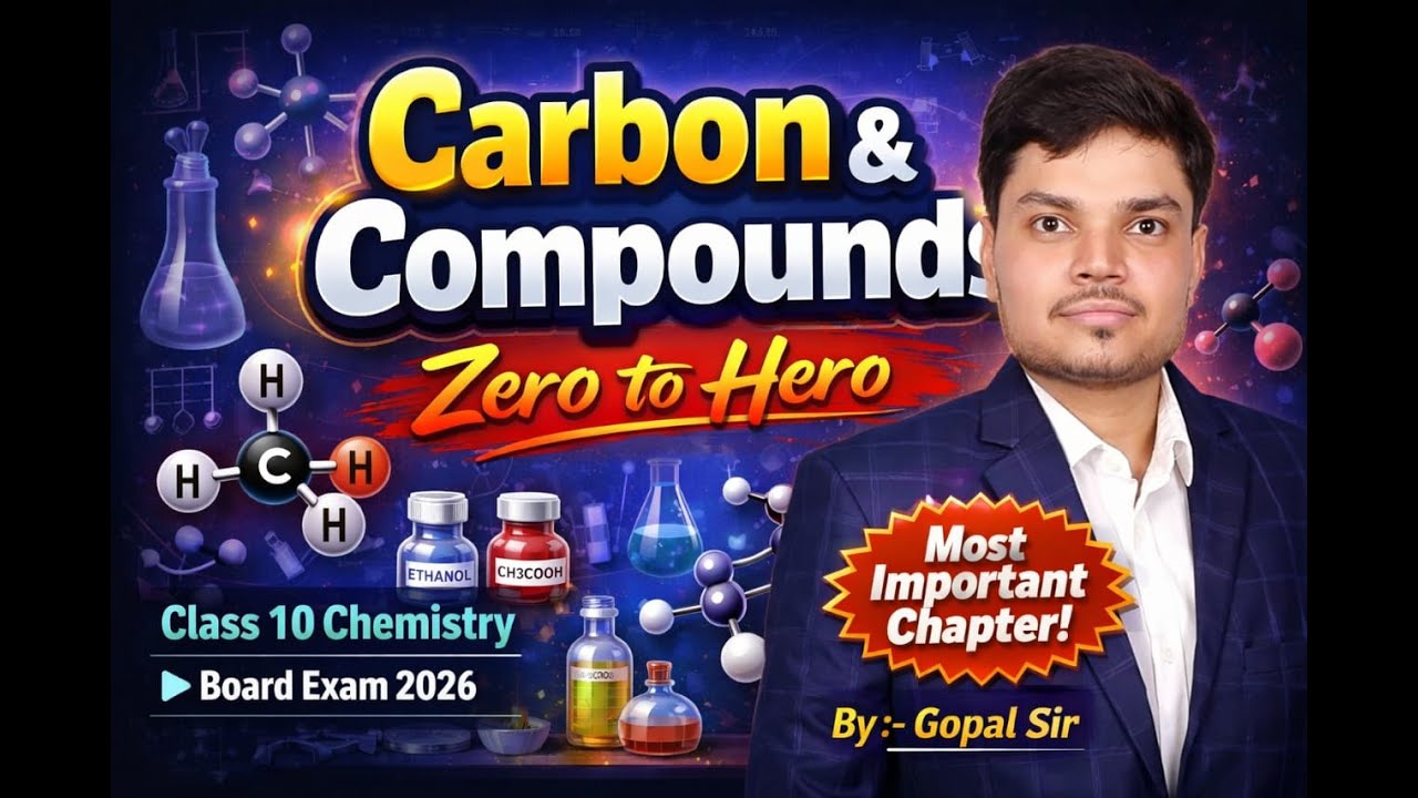 Class -10th | Chemistry| Carbon And Its Compounds | Brahmastra Batch #class10th   #boardexam  #2026