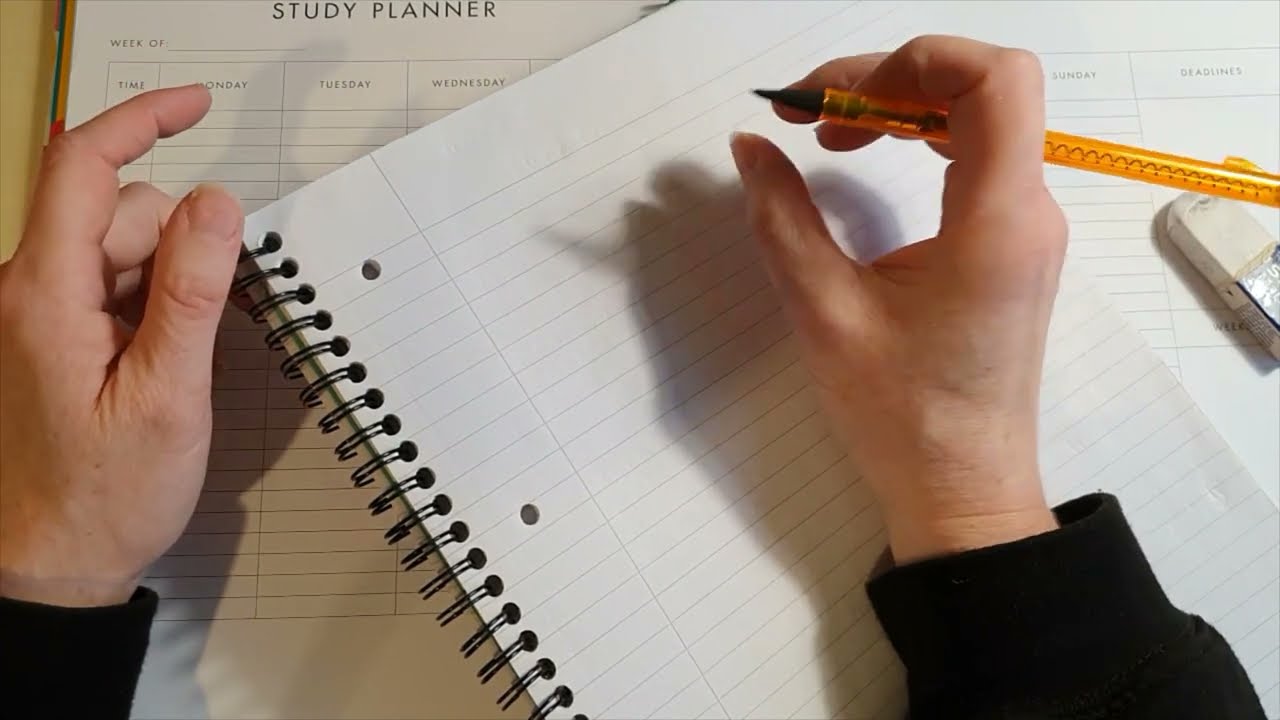 ASMR ~ Plan With Me ~ Study Timetable ~ Soft Spoken