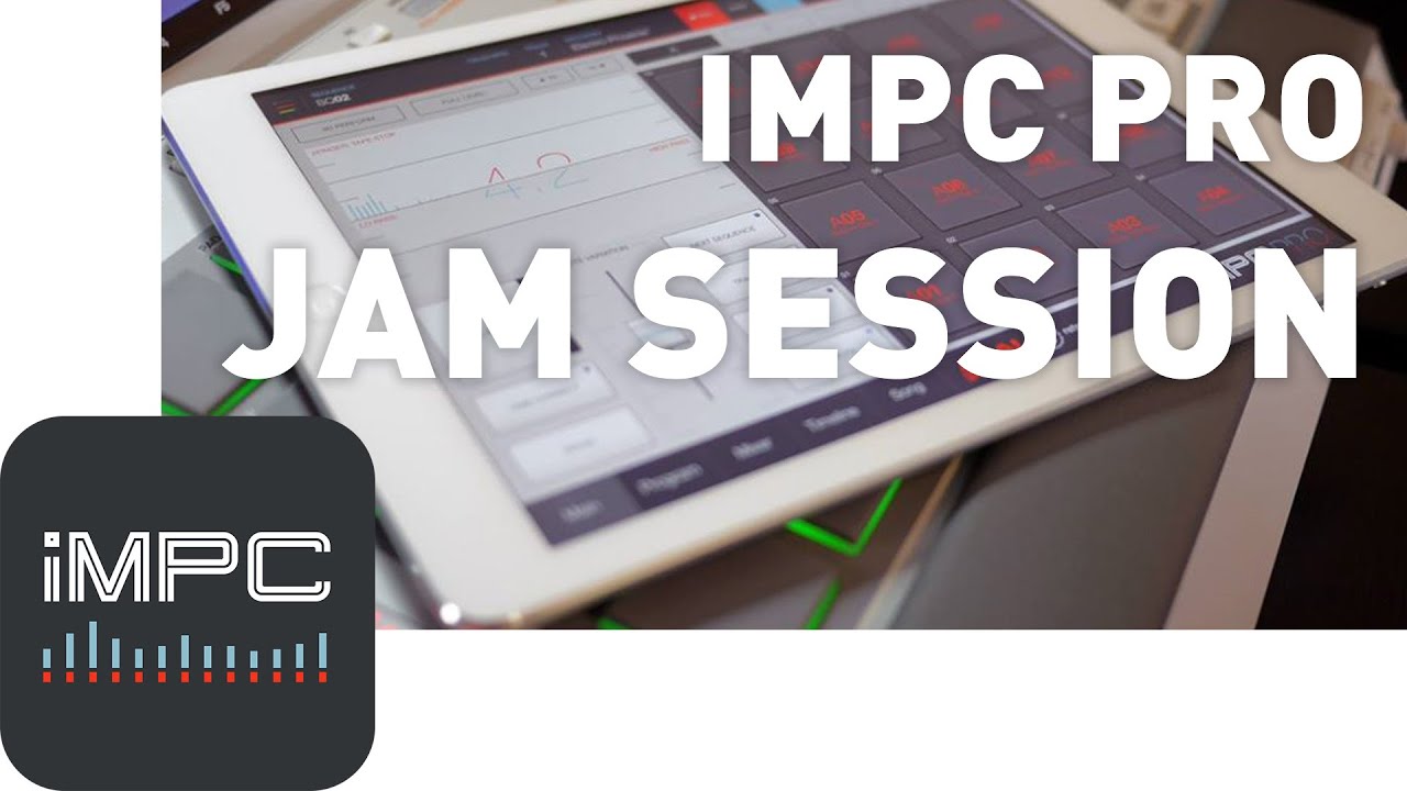 Finger Drumming Session using iMPC Pro and JDtechTOOLS sound pack