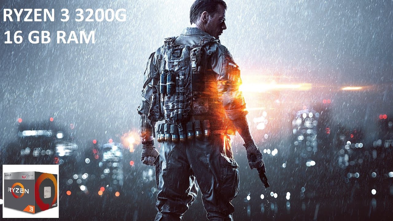 Battlefield 4 Ryzen 3 3200g Vega 8 test /  Low - Medium - High
