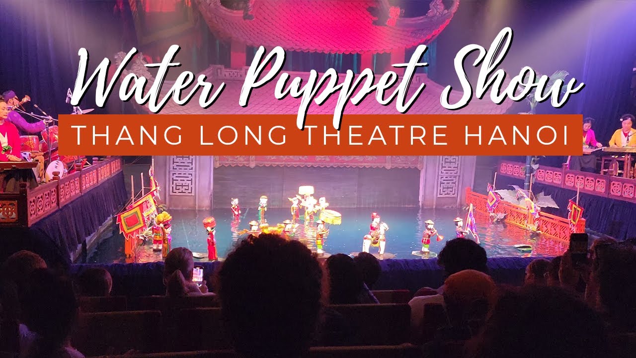 Water Puppet Show at Thang Long Theatre in #Hanoi #Vietnam Enchanting Traditional Performance