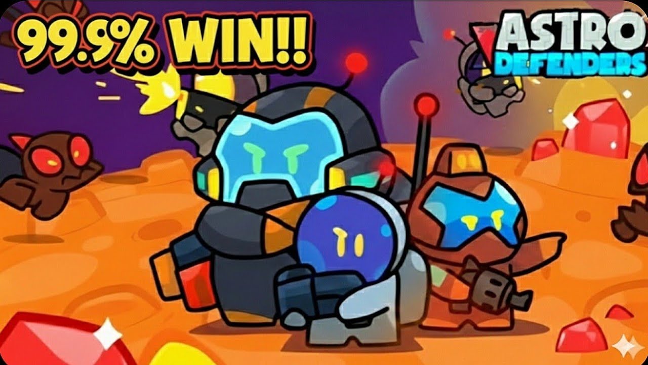 Astro Defenders: 99.9% WIN with Lazy Couch Potato! (Mobile Walkthrough) @CurateGamer 
